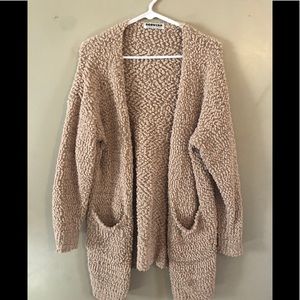 Tan cardigan